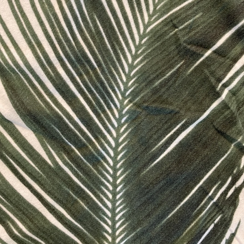 J. Crew Collector Collection - Racerback - Palm Graphic Tank - Small - Picture 3 of 5